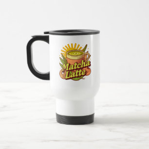Matcha Latte, Green Tea Travel Mug