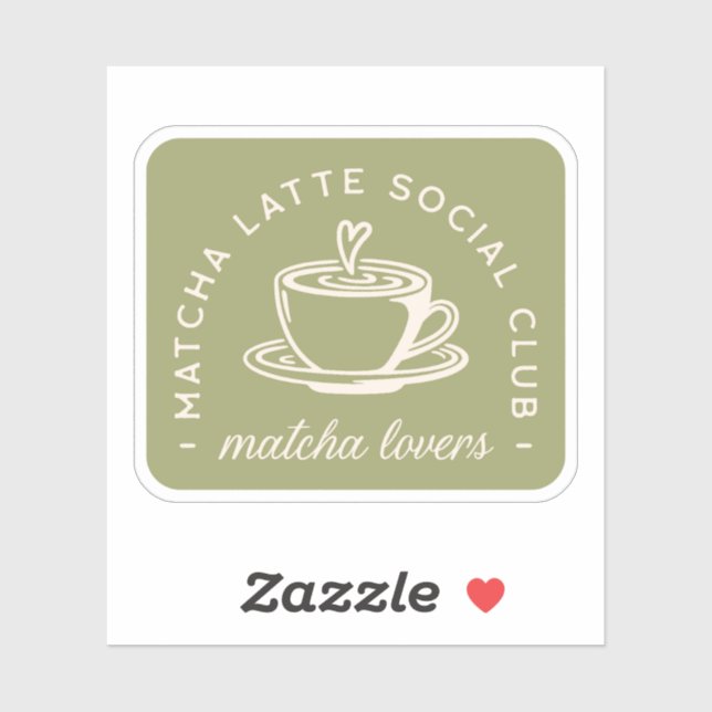 Matcha latte lovers girlies club green aesthetic (Sheet)