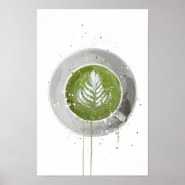 Matcha Latte Poster (Front)