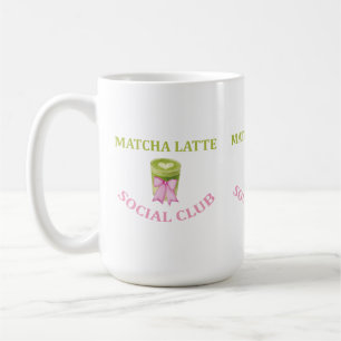 MATCHA LATTE SOCIAL CLUB COFFEE MUG