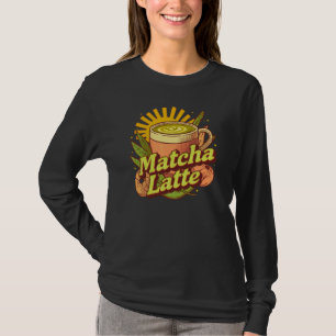 Matcha Latte T-shirt, Green Tea Graphic Tee