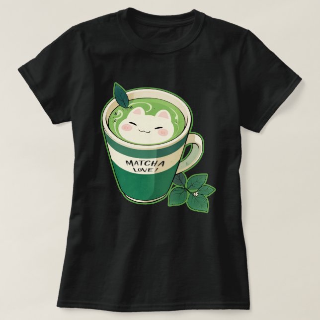 Matcha Love Tea Shirt (Design Front)