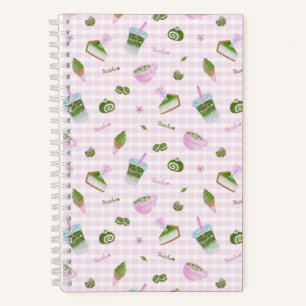 Matcha Lover Pink Notebook