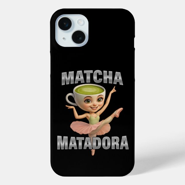 Matcha Matadora  Grace Meets Green Energy Case-Mate iPhone Case (Back)
