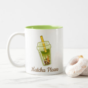 Matcha Please, Matcha Two-Tone Coffee Mug