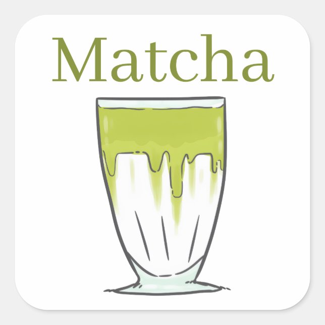 Matcha Sticker (Front)