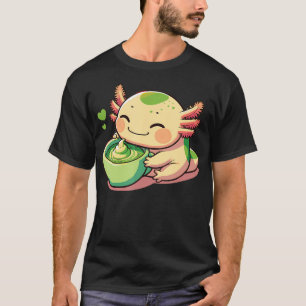 Matcha Tea With Matcha Axolotl T-Shirt