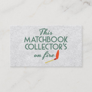 Matchbook Collector Business Card