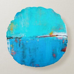 Matchbox Blues 5 Round Cushion