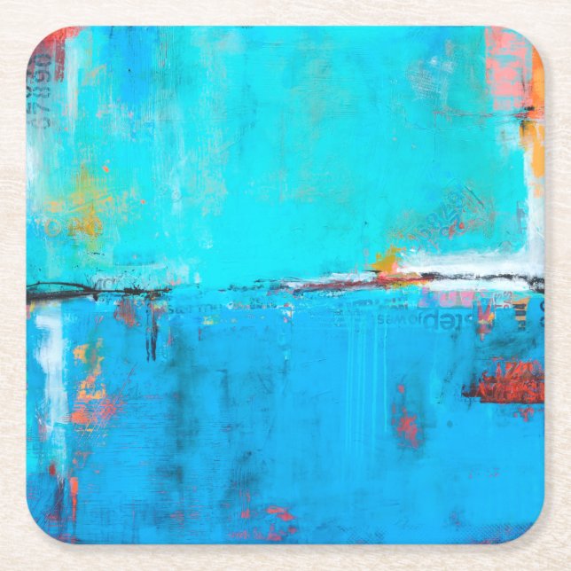 Matchbox Blues 5 Square Paper Coaster (Front)