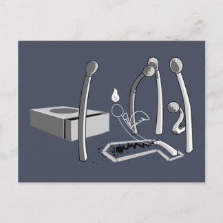 Matches Postcard