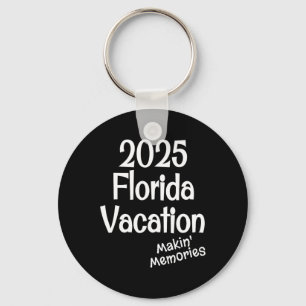 Matching 2025 Florida Family Vacation Making Memor Key Ring
