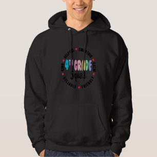 Matching 4th Fourth Grade Tribe Teacher Squad Back Hoodie