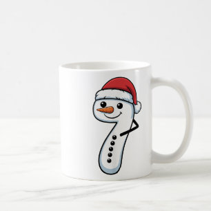 Matching 67 Snowman Couple Christmas Meme - Number Coffee Mug