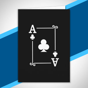 Matching Ace Clubs Suit Playing Cards Modern
