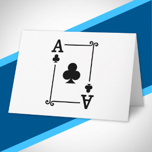 Matching Ace Clubs Suit Playing Cards Modern