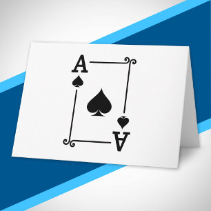 Matching Ace Spades Suit Playing Cards Modern