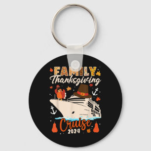 Matching Autumn Cruise Squad Family Thanksgiving C Key Ring