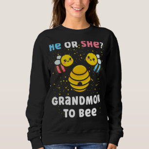 Matching Baby Gender Reveal Party He Or She Grandm Sweatshirt