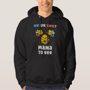 Matching Baby Gender Reveal Party He Or She Mama T Hoodie