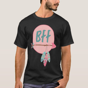 Matching Bff Best Friends Forever Girls Boho Match T-Shirt