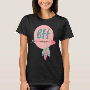 Matching Bff Best Friends Forever Girls Boho Match T-Shirt