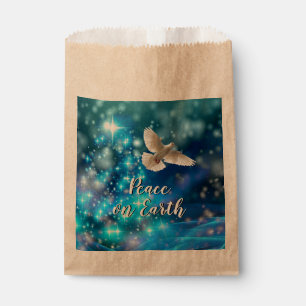 Matching Blue Dove Peace Christmas Favour Bags