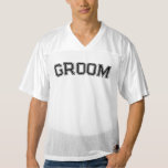 Matching Bride and Groom Personalised Honeymoon Men's Football Jersey<br><div class="desc">Looking for a unique and special gift for your upcoming wedding? Why not consider buying matching bride groom shirts for the happy couple! These are perfect for showing your support during their honeymoon, as well as being a fun reminder of their special day. Whether you're a friend or family member...</div>