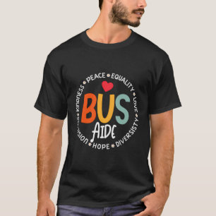 Matching Bus Aide Squad For Back To School Bus Tea T-Shirt