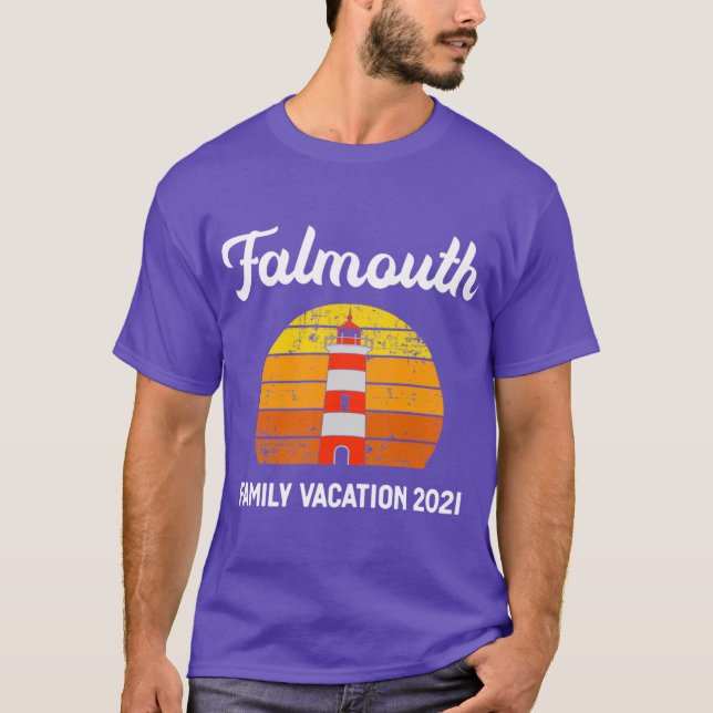 Matching Cape Cod Family Vacation Falmouth 2021 gr T-Shirt (Front)