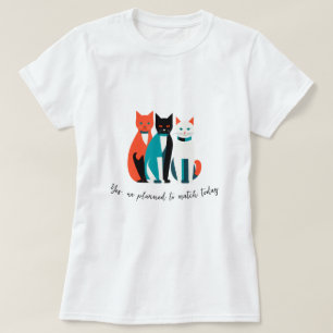 Matching Cats Trio T-Shirt