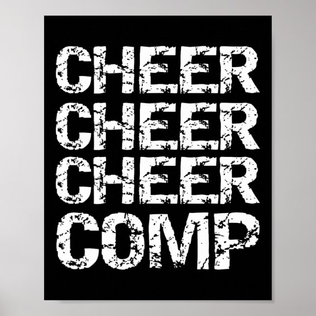 Matching Cheerleader Competition Gift Cheer Cheer  Poster (Front)