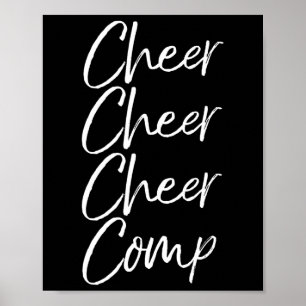 Matching Cheerleading Competition Group Shirts Che Poster