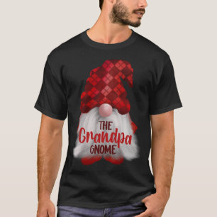 Matching Christmas Gnomes Gnome Grandpa Funny Gift T-Shirt