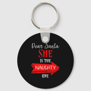 Matching Christmas Outfit For Couples She's The Na Key Ring