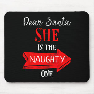 Matching Christmas Outfit For Couples She's The Na Mouse Mat