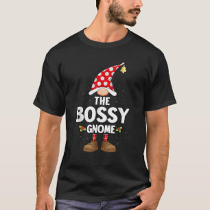Matching Christmas Pajama The Bossy Gnome T-Shirt