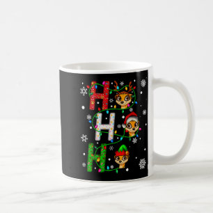 Matching Christmas Santa Hat Ho Ho Ho Meerkat Anim Coffee Mug