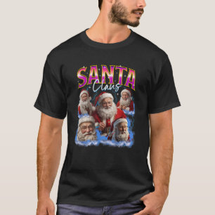Matching Christmas Tacky Ugly Funny Santa Claus Fa T-Shirt