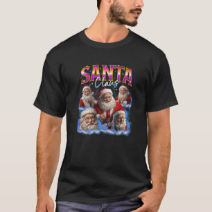 Matching Christmas Tacky Ugly Funny Santa Claus Fa T-Shirt