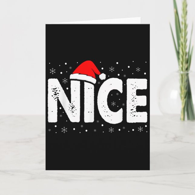 Matching Co. Naughty Or Nice Christmas - Uni-adult Card (Front)