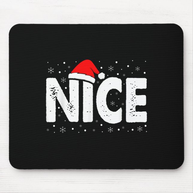 Matching Co. Naughty Or Nice Christmas - Uni-adult Mouse Mat (Front)