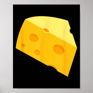 Matching Costume Cheese Shirt Funny Halloween Poster