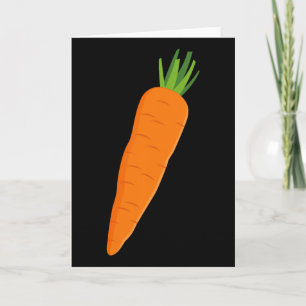 Matching Couple Costume Kid Funny Vegetable Carrot Card