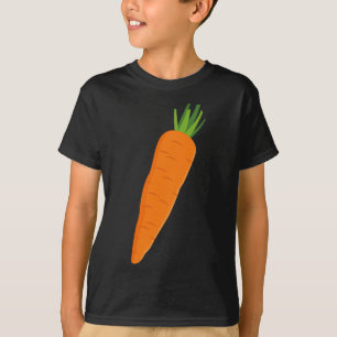 Matching Couple Costume Kid Funny Vegetable Carrot T-Shirt