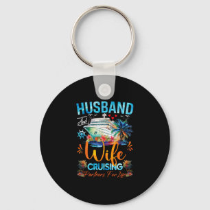 Matching Couple Shirt Husnd Wife Cruising 2025 Tee Key Ring