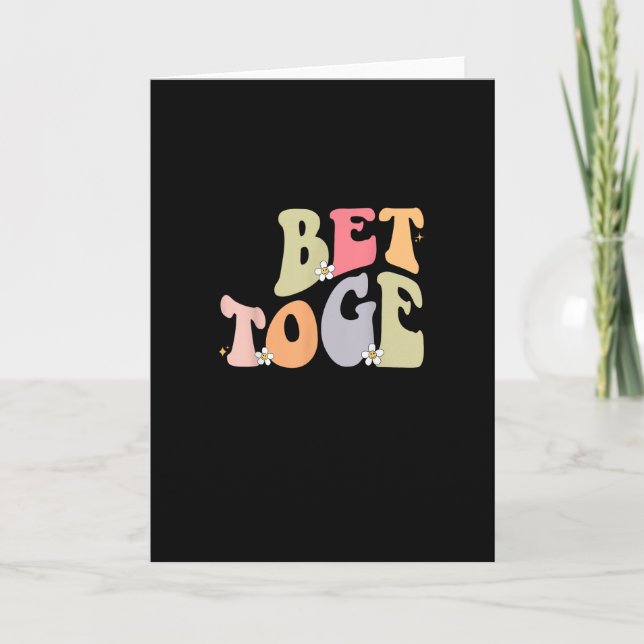 Matching Couples Better Together Style  Card (Front)