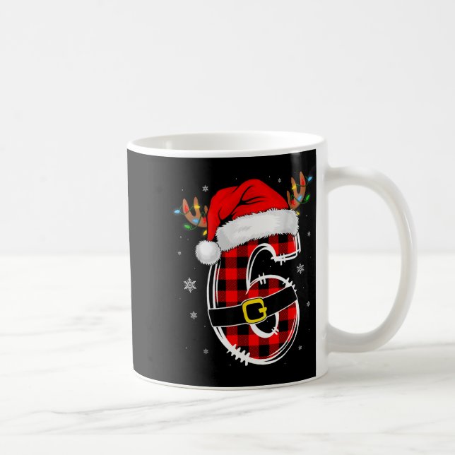 Matching Couples Christmas 6 7 Six Seven Meme Slan Coffee Mug (Right)