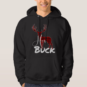 Matching Couples Christmas Pyjamas Buffalo Plaid H Hoodie