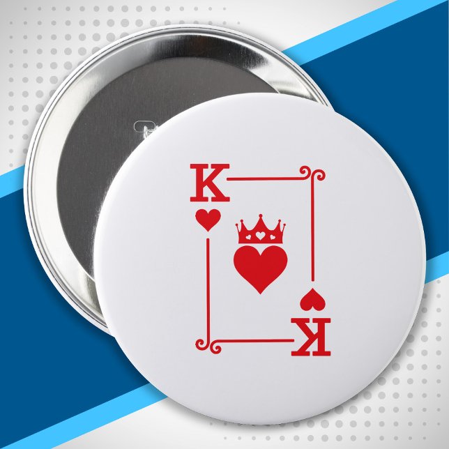 Matching Couples Halloween Costume King of Hearts 10 Cm Round Badge (Creator Uploaded)